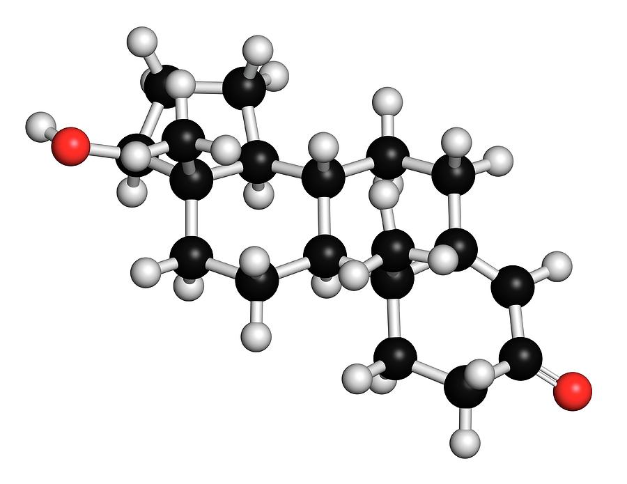 Testosterone molecule